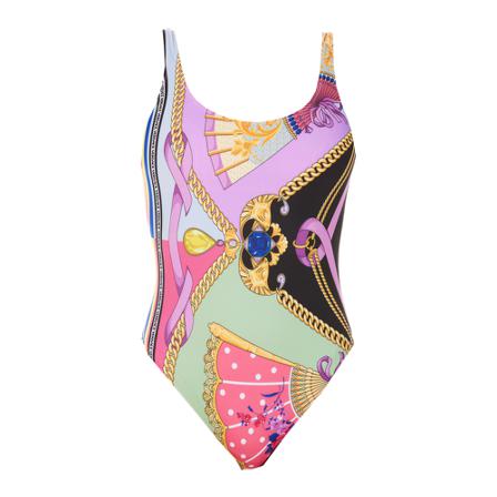 Versace, Swimsuit Roze, Dames, Maat:M