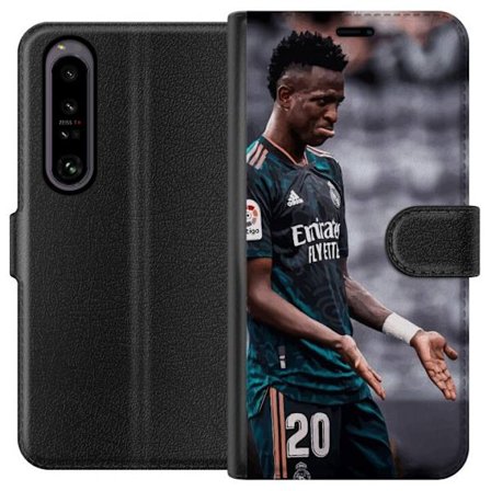 Kompatibelt Plånboksfodral till Sony Sony Xperia 1 IV Vinícius Júnior Fotboll Brasilien Real