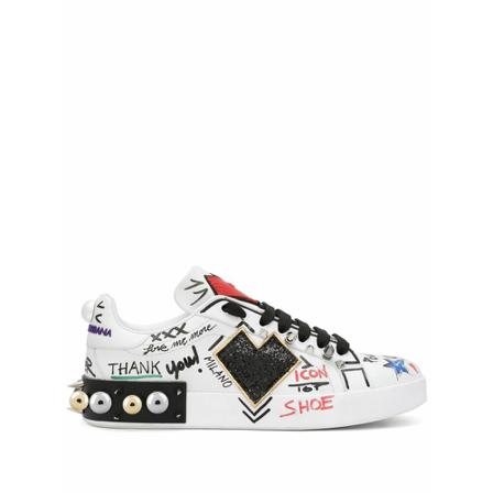 Dolce & Gabbana, Sneakers Wit, Dames, Maat:40 EU
