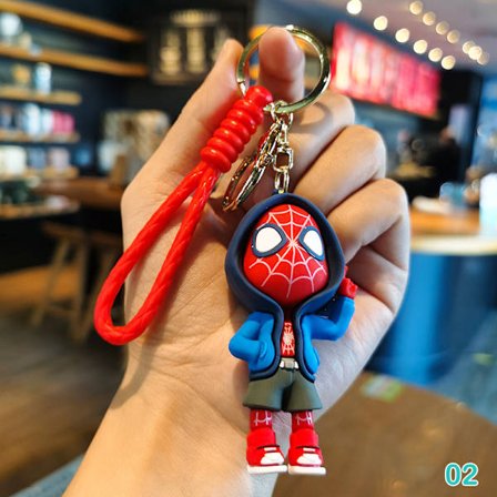 Spider Man e Pendant Avengers Iron Man Captain America Nyckelring - on stock