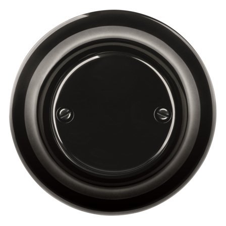 ABB Decento Centrumplatta blind Svart, Strömbrytare & vägguttag