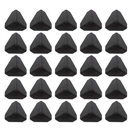 200 st Möbelskydd Kartonghörn Packhörnskydd Ram Bildramshörnskydd Black 5X5X5CM