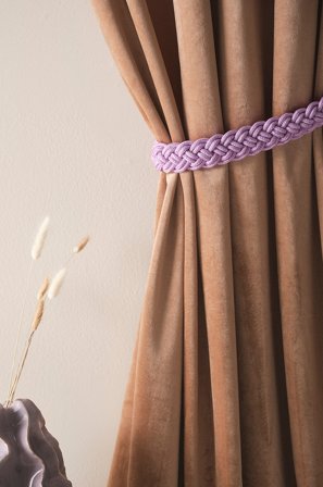 Jotex - Gardinbånd 2-pk Lilla - SURI - Kjøp Gardinholdere hos Jotex