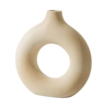 IC Keramik hullet vase, moderne dekorativ vase, bryllupsbord