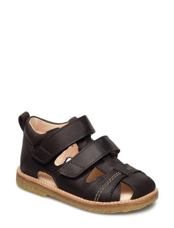 Sandals - Flat - Closed Toe - Shoes Summer Shoes Sandals Brun ANGULUS