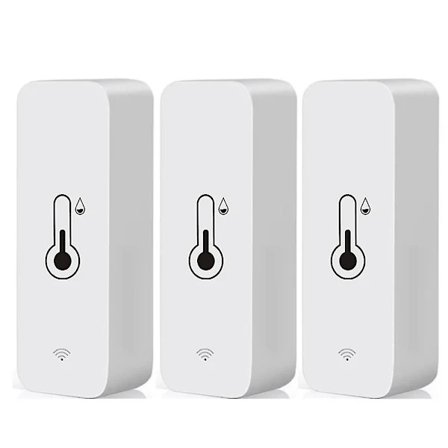 3x Tuya Wifi temperatur- og fugtighedssensor indendørs termometer Hygrometer SND