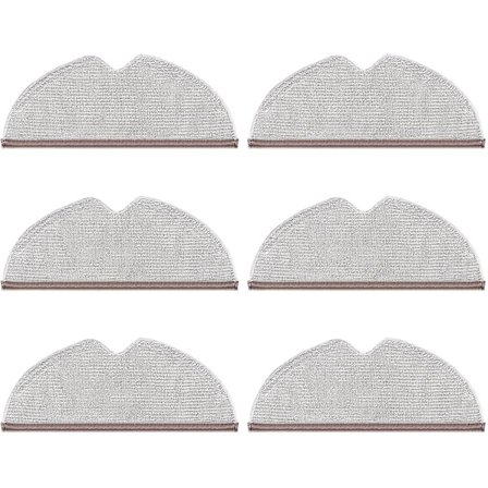 6-pakning rengjøringskluter kompatibel med Xiaomi Roborock S5 S50 S51 S55 S6 S6 Maxv