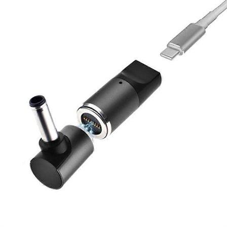 For Dell D-series Laptop Magnetic Charging Adapter 100W Type-C Female to 4.5mmx3.0mm Male PD