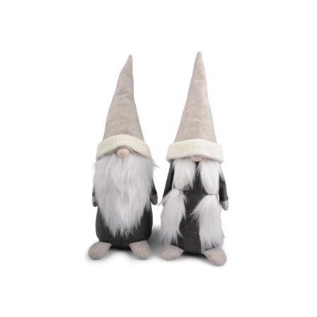 Tomte Par Grå 43 Cm Grå