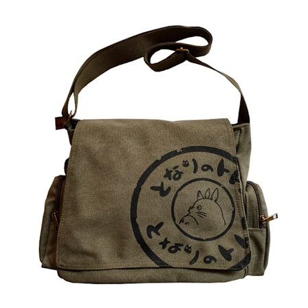 Totoro Canvas Messenger Bag Cartoon - WELLNGS