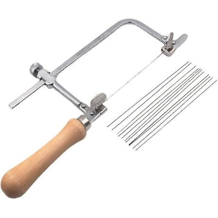 Smykke Sav Justerbar Smykke Sav Ramme Med Savblade Professionel Fremstillingskit (med 12 Savblade) Cy