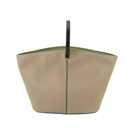 Marni, Tote Pannier Beige, Dames, Maat:ONE Size,leer