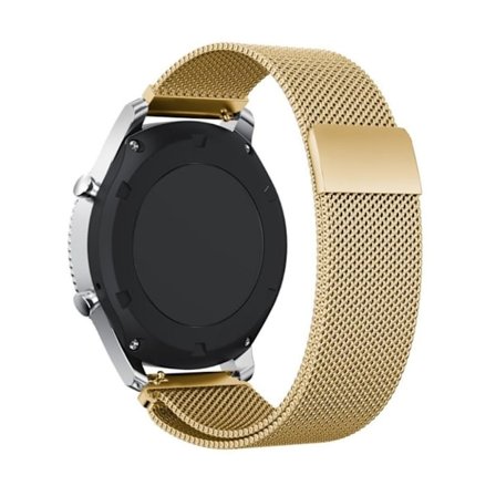 Samsung Gear S3 urrem i metal med milanesisk mønster - Guld