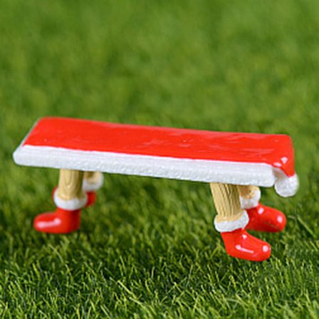 Miniature Resin Christmas Series Micro Garden Plant Bonsai Dukkehusdekorationer