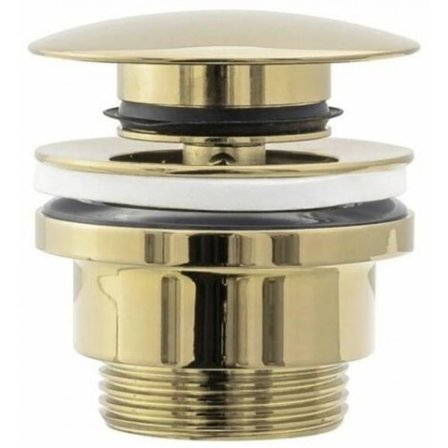 Tyylikäs kultainen kylpyhuoneen viemäri, massiivimessingistä valmistettu rakenne takaa kestävyyden, tyylikäs päivitys kylpyhuoneesi pesualtaalle