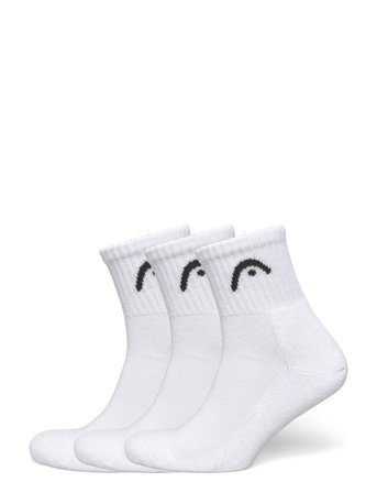 Head Socks Tennis 3P Club Short Crew - White - 39-42