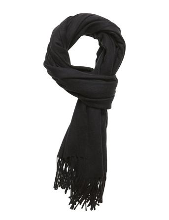 Efin Scarf 2862 Accessories Scarves Winter Scarves Svart Samsøe Samsøe