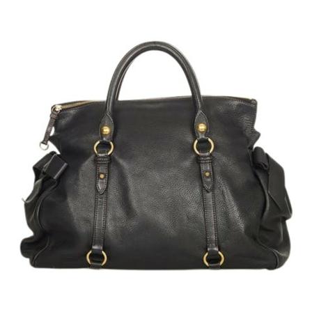 Miu Miu Pre-owned HandTas , Zwart , Dames , Maat: ONE Size Vintage Tassen