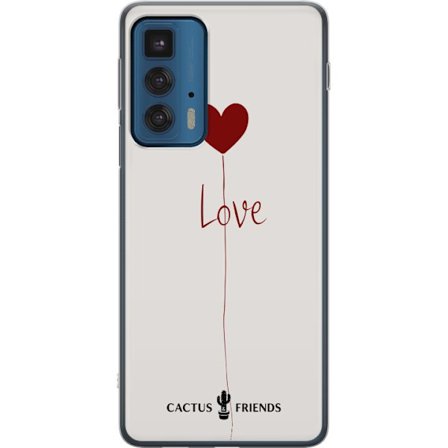 Yhteensopiva Puhelinkuori Motorola Motorola Edge 20 Pro Cactus and Friends - Love Balloon Minimal