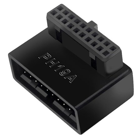 Ph19a Usb 3.0 Internt Header Usb3.0 19/20p Socket 90 Graders Adapter Konverter Til Computer Motherb
