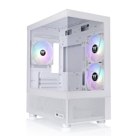 Thermaltake View 170 TG ARGB Micro Tower Chassis Snow White