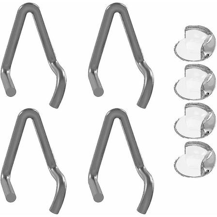 Kryc Baby Playpen Höjdjusterare, 4-pack Galvaniserat Stålhöjare För Flera Lekhagar Och Möbelhörnskydd Set Om 4, Klar Och Pvc