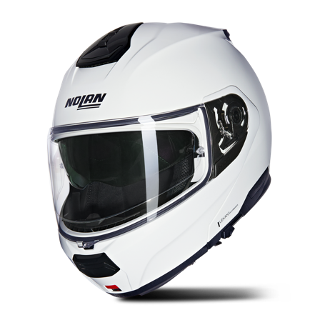Kask Szczękowy Nolan N100-6 Złamany Biały L