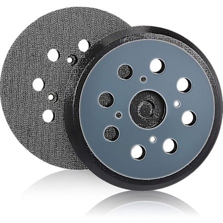 2 stk. 125 mm 8-huls krog- og løkke-orbital slibepude udskiftningspude