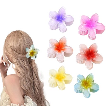 Havaijilaiset Kukkaklipsit Frangipani Suuret Söpöt Kukkaklipsit