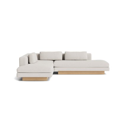 Manhattan hjørnesofa, venstrevendt | open end - Sneak Råhvid - 278x240x77 - Sofa, hjørnesofa