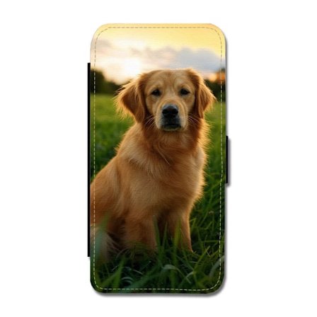 Hund Golden Retriever iPhone 11 Flip Mobilfodral