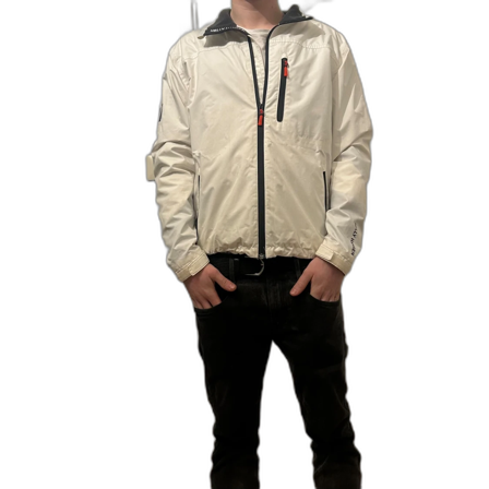 Vit vindjacka från Helly Hansen