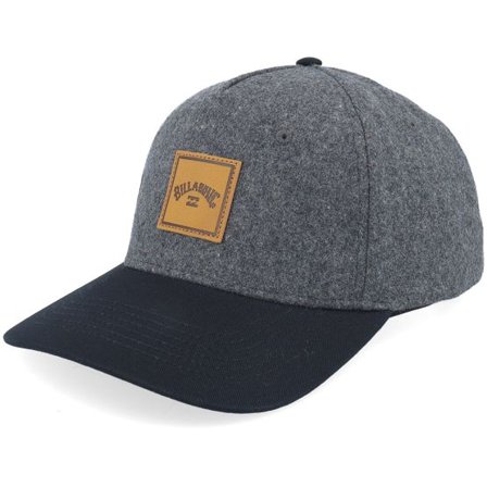 Billabong - Grå adjustable Keps - Stacked Charcoal/Black A-Frame Adjustable @ Hatstore