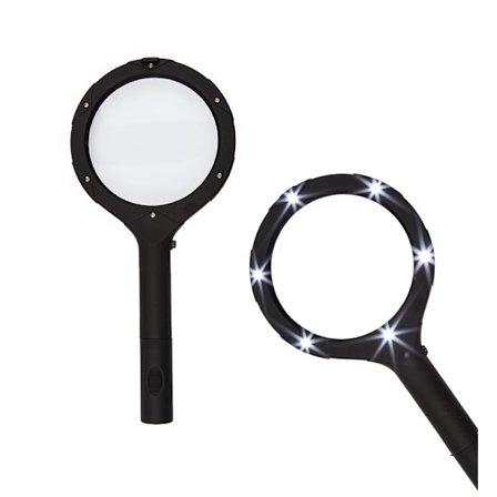 Förstoringsglas med LED-belysning