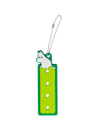 Arabia Mumin berlock nyckelring Mumintrollet Dekoration Grön 14 CM