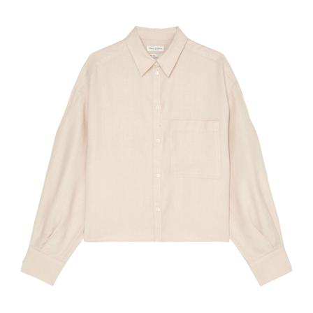 Marc O'Polo Blouses , Beige , Dames , Maat: S