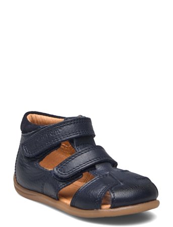 Pom Pom Starters Two Velcro Sandal - Navy - 24/15.0CM