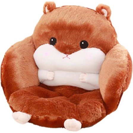 Hamster Siddepude Stol Pude Moderne Stol Pude Komfortabel Siddepude Dyrpude, Mørkebrun