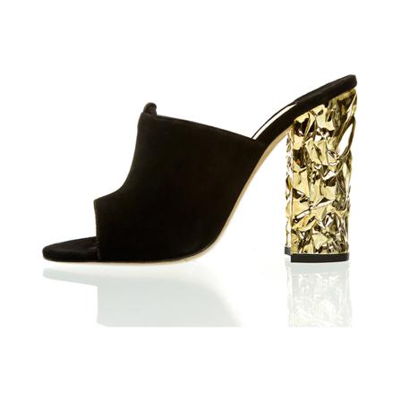 Roberto Festa, high heeled flip flops Czarny, Kobieta, Rozmiar: 39 EU