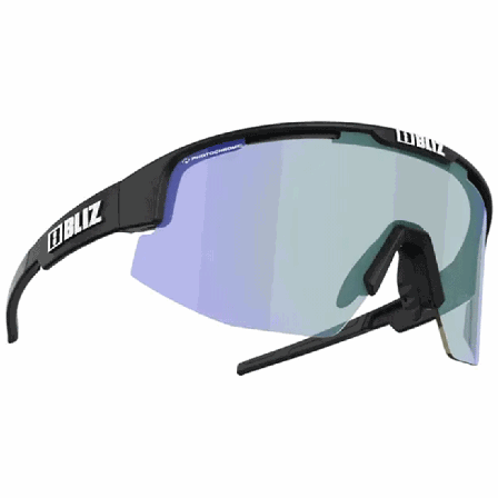 Bliz Matrix Nano Optics Matte Black Brown w Blue Multi Photocromic
