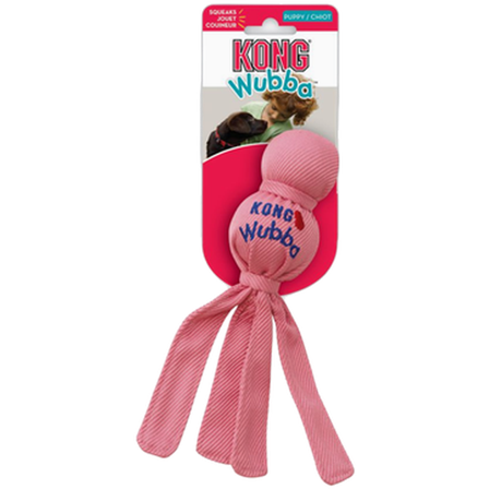 Kong - Wubba Puppy Small Pink/Blue 22x5,5cm - Hund - Hundeleker & spill - Apporteringsleker - ZOO.no