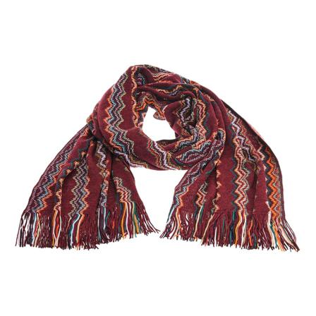 Missoni, Scarf Rood, Heren, Maat:ONE Size