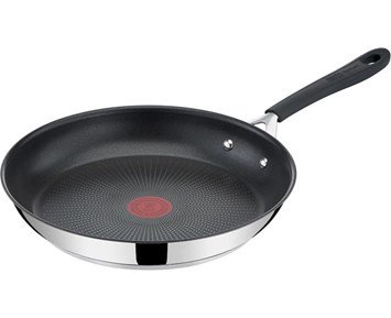 Jamie Oliver Quick Easy SS Frypan 24 cm - 24 cm stekpanna i rostfritt stål med non-stick