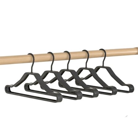 5 stk. aluminiums tøjstativ skridsikkert tørring ingen spor hængende stativ til hjemmet