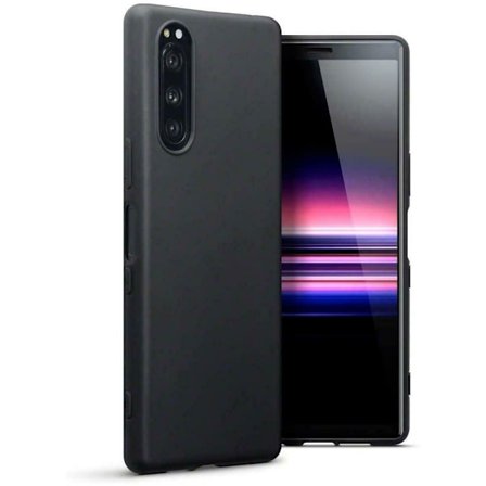 Sony Xperia 10 III - Matt TPU Mjuk Skal Svart