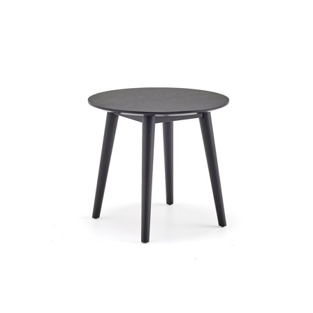Kaffeetisch IVY, Ø500x440 mm, schwarz