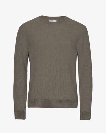 Classic Merino Wool Crew - Dusty Olive XL