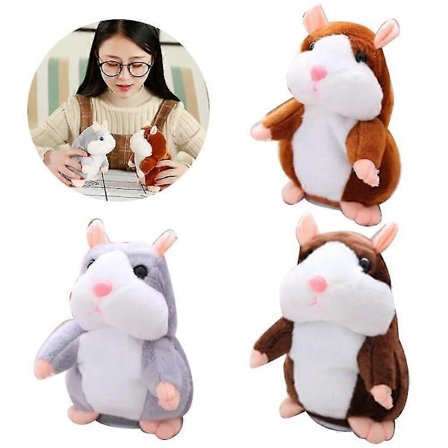 Puhuva Hamsteri-lelu, Interaktiiviset Lelut, Toistaa Sanasi Puhuva Hamsteri-lelu, Elektroniset Äänitteelliset Täytetyt Lelut