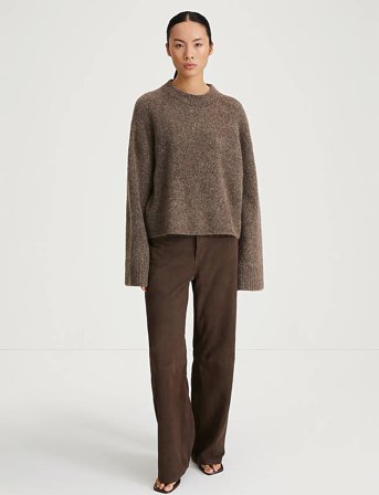 Stylein Niclas Short Sweater - Brown - M