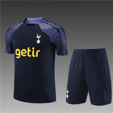 23-24 ny säsong Tottenham vuxen/barn kortärmad jerseydräkt blue 22